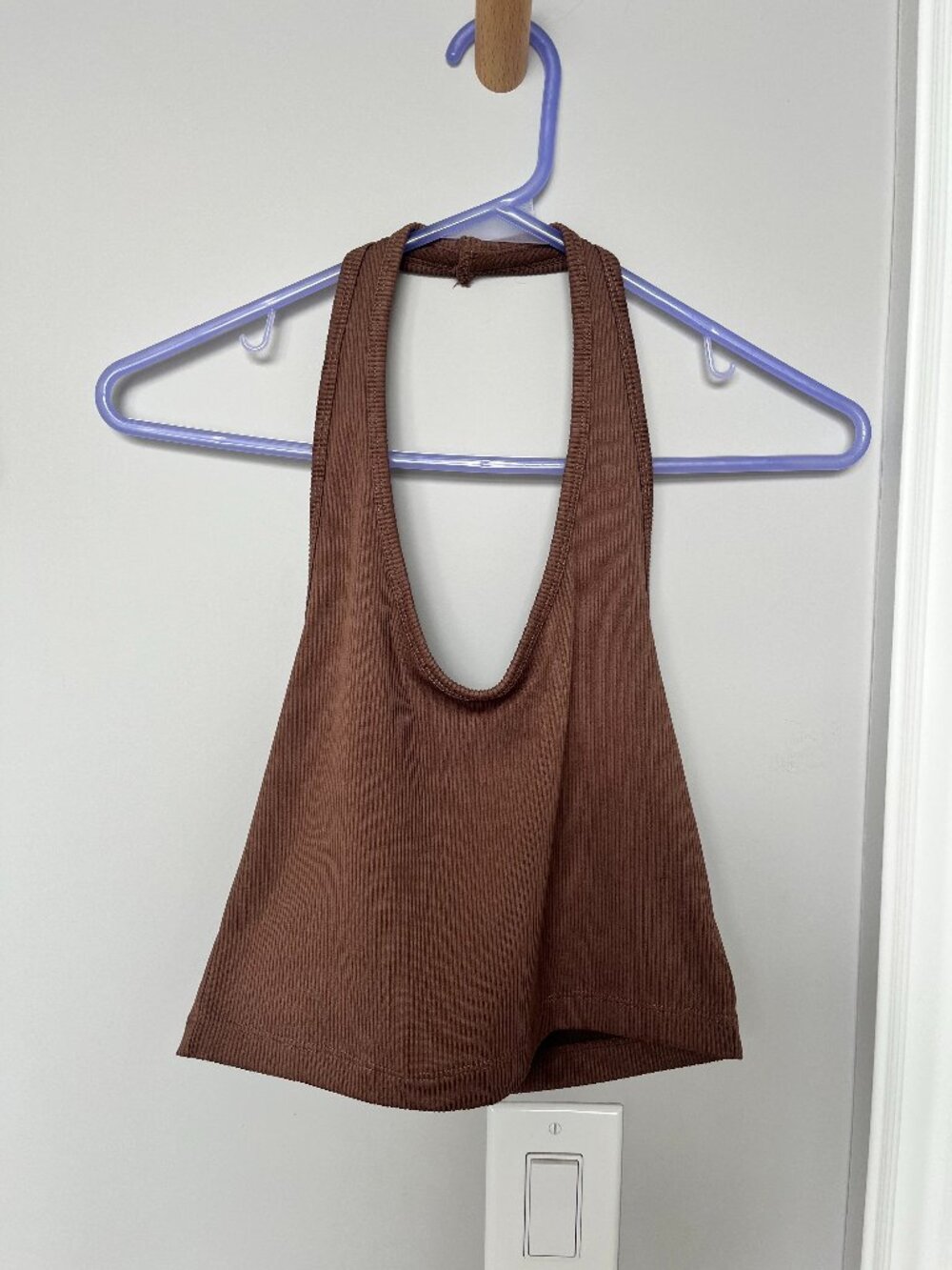 H&M Divided Brown Halter Tank